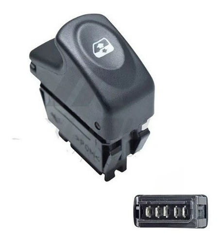 Control De Elev Electrico Renault Aprio 2008 - 2010 Trasero