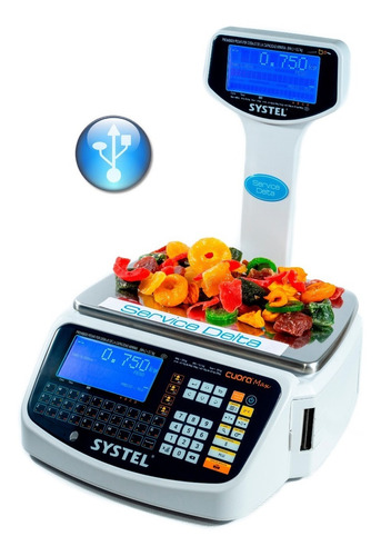 Balanza Systel Cuora 30 Kg St Solo Imprime Ticket Precision