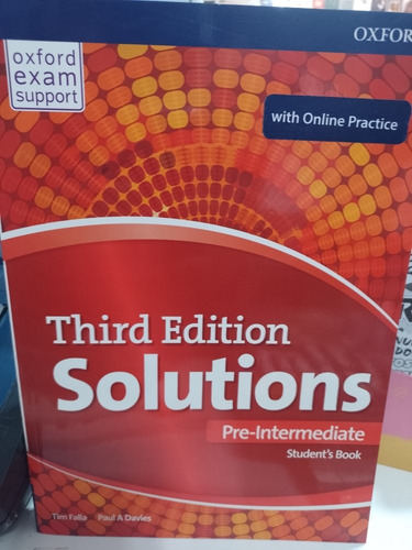 Solutions Pre-intermediate Student's Book (third Edition)