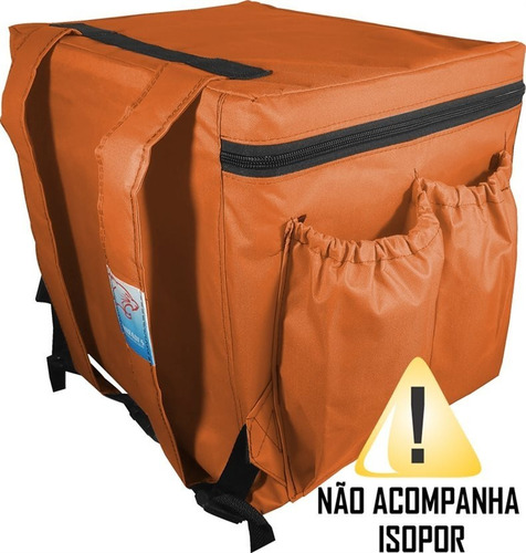 Imagem 4 de 6 de Bolsa Mochila Bag Delivery Lona S Lanche Sem Isopor 35cm