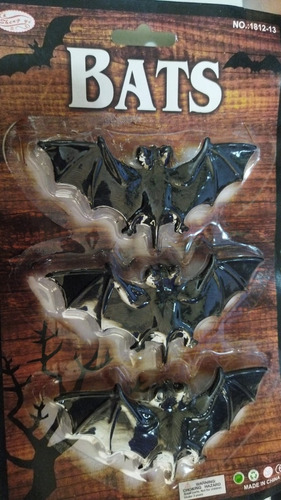 Kit 3 Morcego P/ Decoração Festa Halloween Terror Pegadinhas