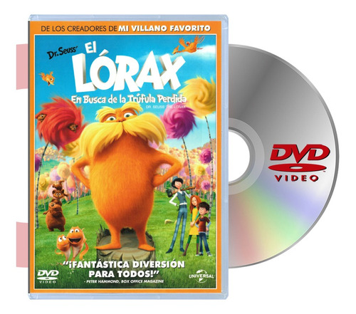 Dvd El Lorax En Busca De La Trufula Perdida