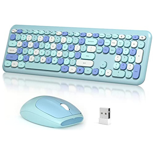 Dilter Combo Teclado Y Ratón Inalámbrico, Delgado Y De Tamañ