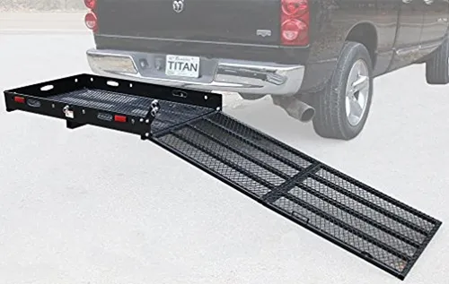 Rampa De Rejilla Para Silla De Ruedas, Montaje Por Enganche