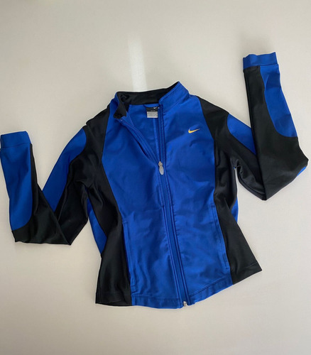 Campera Deportiva Mujer Manga Larga Azul S (Usado)