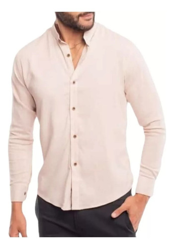 Camisa Para Hombre Cuello Neru - Mao - Chino | Algodon Lino