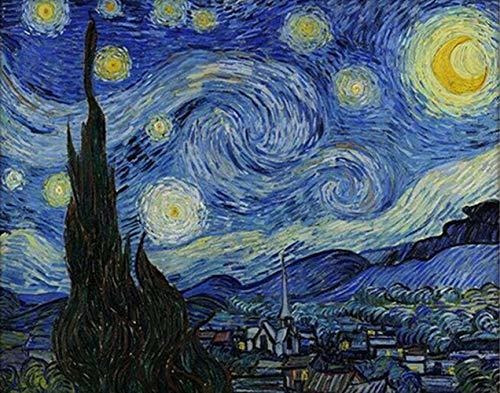 Imagen 1 de 6 de Noche Estrellada - Kits De Pintura De Diamantes 5d De Pintur