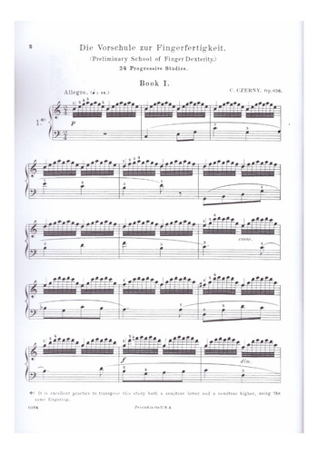 Preliminary School Of Finger Dexterity Op.636 For The Piano.