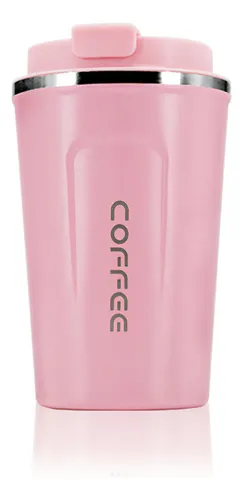 Vaso Térmico Y Portátil A Prueba De Fugas Para Automóvil Color Rosa