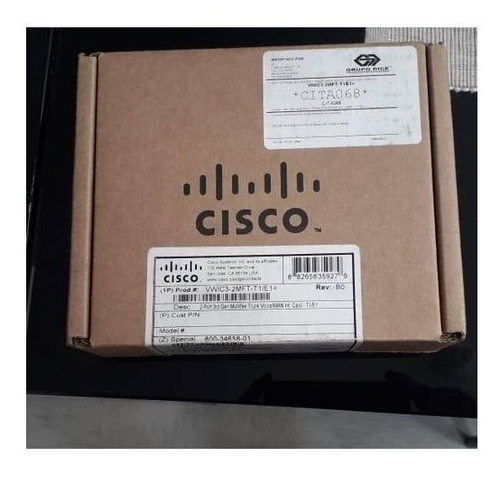 Cisco Vwic3-2mft-t1 / E1 De 2 Puertos T1 / E1 Tarjeta Vwic M