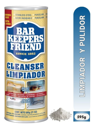 Bar Keepers Friend Limpiador Pulidor 595g