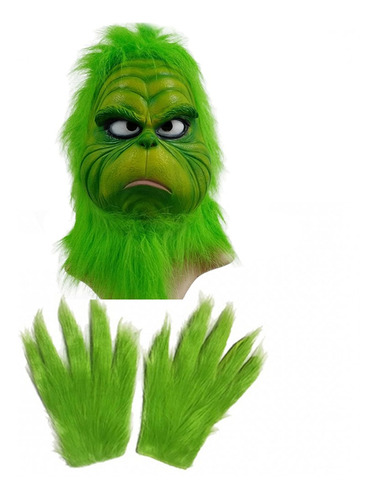 Máscaras Grinch, Divertida Máscara De Carnaval Purim Grinch