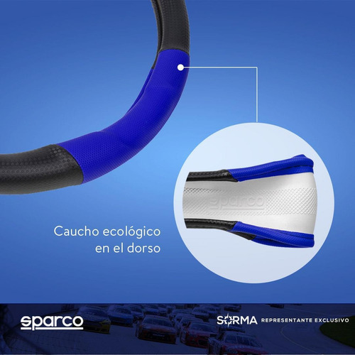 Imagen 6 de 10 de Funda Cubre Volante Universal Sparco Pvc