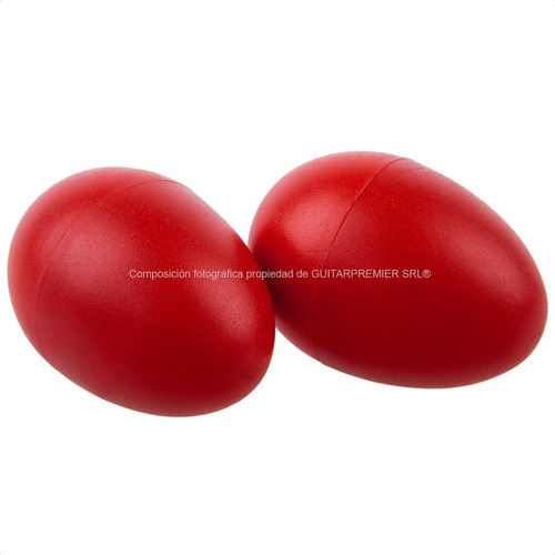 2 X Huevos Ritmicos Shaker Percusion Egg Huevito Colores Par