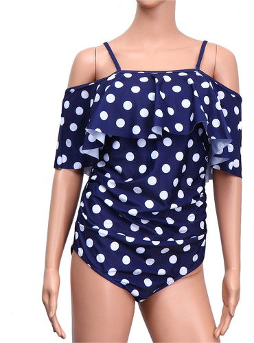 Traje De Baño De Verano Cómodo Con Estampado De Puntos A La