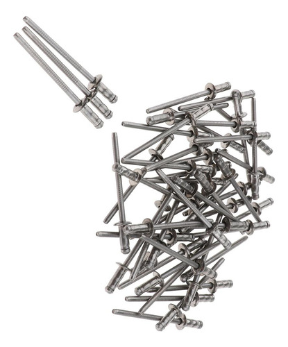 Remaches Ciegos De Extremo Abierto 50pcs 4mm Dia
