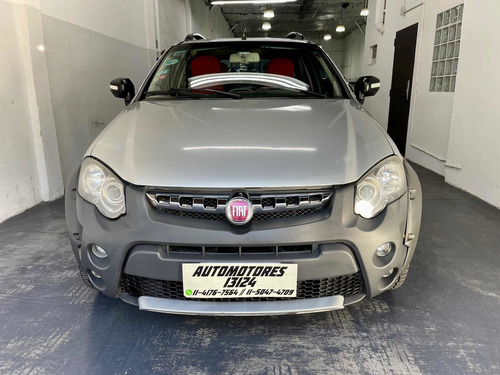 Imagen 3 de 13 de Fiat Strada 2015 1.6 Adventure Cd Pack Top Locker Con Gnc