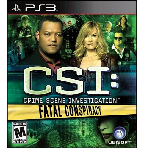 Jogo Csi Crime Scene Investigation Fatal Conspiracy Ps3