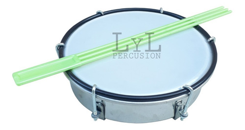 Imagen 2 de 7 de Caseta Tamborin 8 Pulgadas Con Golpeador Instrumento Musical