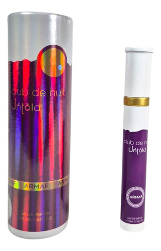 Armaf Club De Nuit Untold Edp 10ml Spray Mujer Viaje