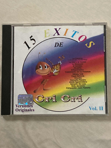 Cri-crí / 15 Éxitos Vol Ii Cd 1996 Mexico Impecable