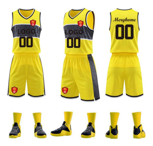 Conjunto De Camisetas De Baloncesto De Chándal Para Hombre Y