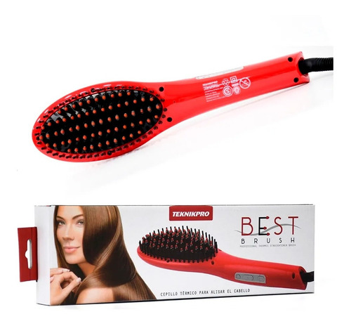 Teknikpro Cepillo Termico Alisador De Cabello Best Brush