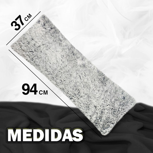 Almohada Cojín Decorativo Abrazable Pelo Largo Suave Esquima Gris Esquimal