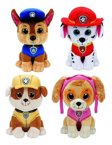 4 Peluches Jueguete Regalo Patrulla Canina Gorro Bebés