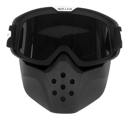 Goggle Face Mask Gafas De Motocross Desmontables Para Montar