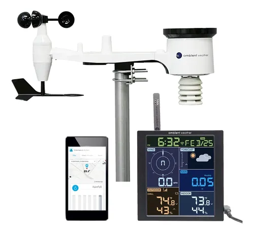 comprar Estacion Meteorologica Wifi Ambient Weather Ws-1965 Con M...