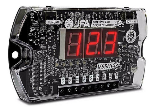 Sequenciador Voltímetro Medidor Bateria Digital Jfa Vs5 Hi