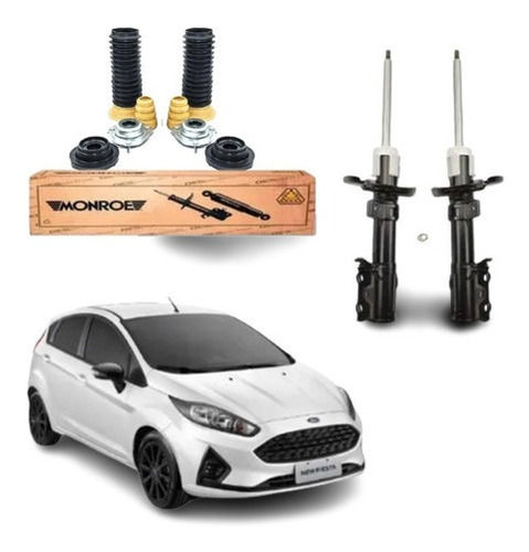 Kit Amortecedor Dianteiro Ford Ka New Fiesta 1.0 1.5 1.6