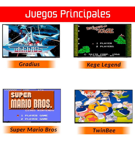 Consola Retro Videojuegos Clasicos 8 Bits Nes Station Family