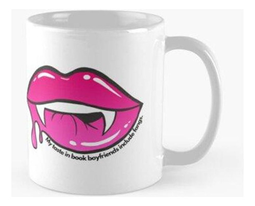 Taza Vampiro, Colmillos, Novios De Libros, Romance Paranorma