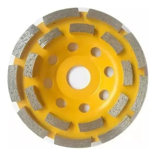 Disco Copa Diamantada 4 1/2 Doble Segmento Para Pulir