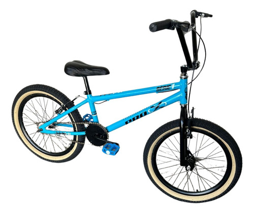 Bicicleta Aro 20 Bmx Pro-x Série 1 Freio V-break Rolamentada Cor Azul Tamanho Do Quadro Único