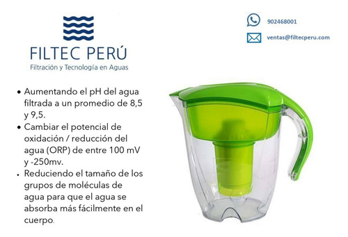 Jarra Purificadora De Agua Alcalina