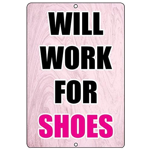 Funny Mom Wife Girl Pink Gift Metal Tin Sign Home Offic...