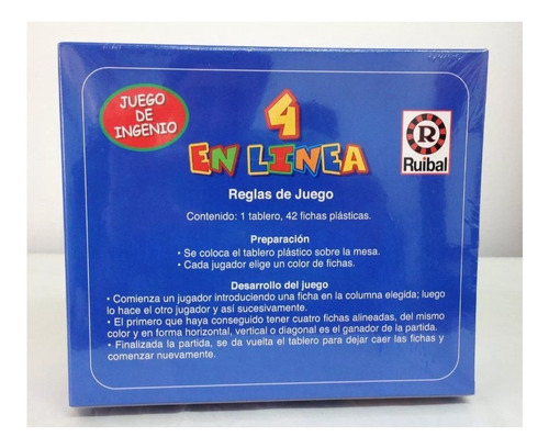 Juego De Mesa 4 En Linea Mini Ruibal
