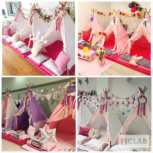 Imagen 4 de 5 de Alquiler De Carpas Tipi Para Pijamadas - Tipimayke