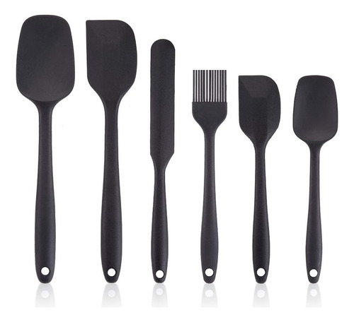 Juego De 6 Espátulas Miserables Silicón Set Resistentes