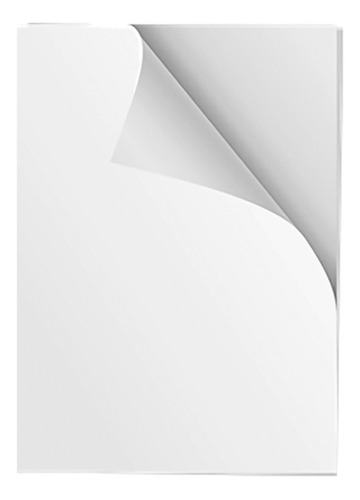 Vinil Sublimatico Transparente E Branco Adesivo A4 40 Folhas