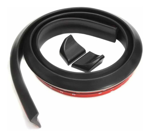 Imagen 6 de 10 de Alerón Lip Spoiler Universal Flexible Cola De Pato Cajuela