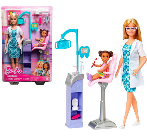 Muñeca Barbie Dentista Set De Juego Original