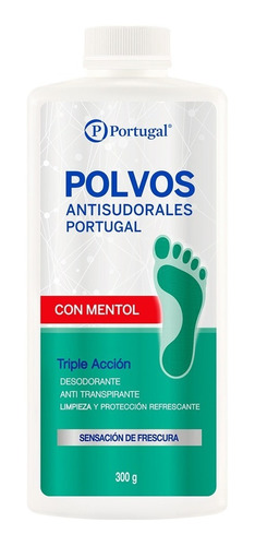 Polvos Antisudorales Mentolados 300 G.