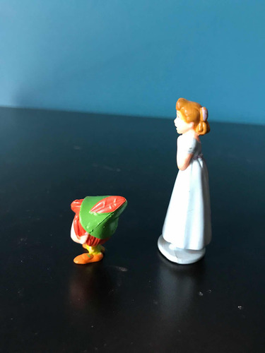 Mini Figura Wendy Y Peter Pan Sonrics Y Otros (Usado)