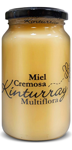 Miel Cremosa Kinturray Multiflora 100% Natural Frasco 500g