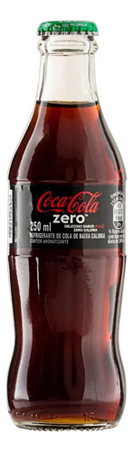 Refrigerante Coca-Cola Zero Garrafa 250ml