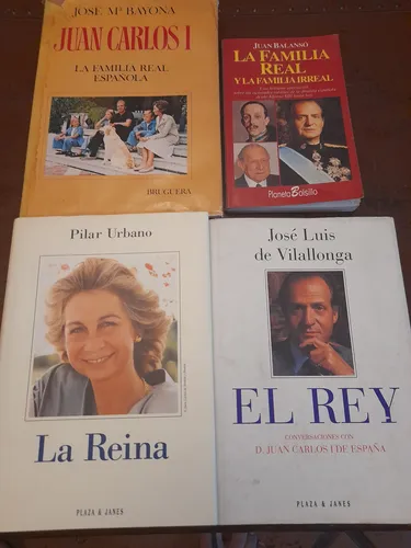 Familia Real De España 4 Libros Juntos Biografías B3 (Usado)